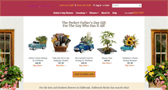 Desktop Screenshot of fallbrookflorist.net