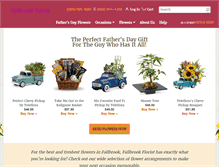 Tablet Screenshot of fallbrookflorist.net